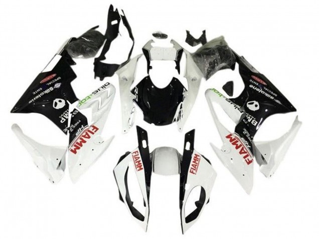 Discount 2015-2016 Pearl White Black Fiamm BMW S1000RR Motorcycle Fairings Canada