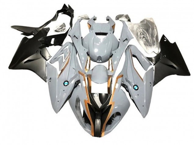 Discount 2015-2016 Nardo Grey Gold Matte Black BMW S1000RR Motorcycle Fairings Canada