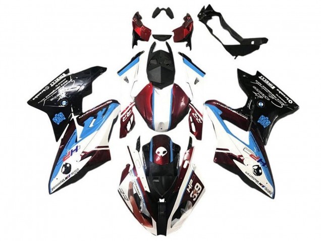 Discount 2017-2018 White Blue Red Glossy Black BMW S1000RR Motorcycle Fairing Canada