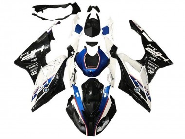 Discount 2017-2018 White Blue Glossy Black HP BMW S1000RR Motorcycle Fairings Canada