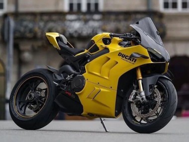 Discount 2022-2024 Yellow Black Ducati Panigale V4 V4S Motorcycle Fairings Canada