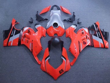 Discount 2020-2021 Silver Red Matte Black Stripe 65 Ducati Panigale V4 V4S Motorcycle Fairings Canada