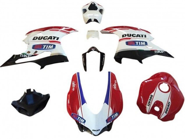 Discount 2015-2020 White Red Blue Glossy Black Tim Ducati 959/1299 Motorcycle Fairings Canada