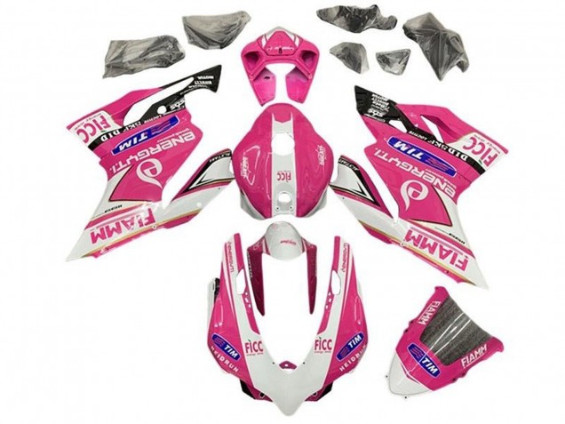 Discount 2011-2014 Pink White Glossy Black Fiamm Ducati Panigale 899/1199 Motorcycle Fairings Canada