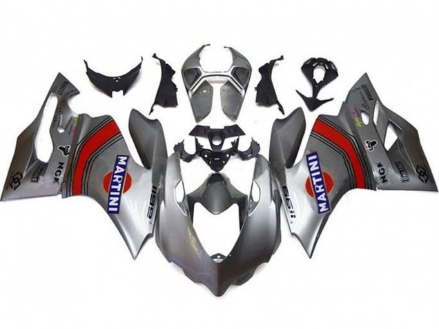 Discount 2011-2014 Silver Red Blue Martini Ducati Panigale 1199 Motorcycle Fairings Canada