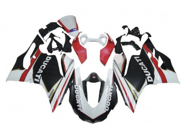 Discount 2011-2014 White Red Matte Black Ducati Panigale 1199 Motorcycle Fairings Canada