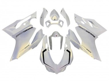Discount 2011-2014 Pearl White Corse Ducati Panigale 1199 Motorcycle Fairings Canada