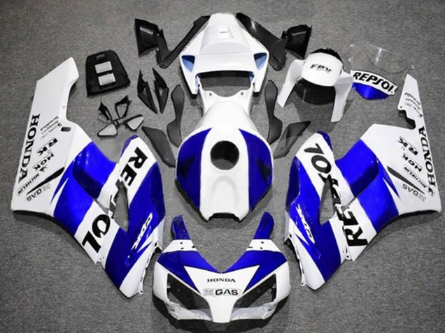 Discount 2004-2005 White Blue Black Repsol Honda CBR1000RR Motorcycle Fairings Canada