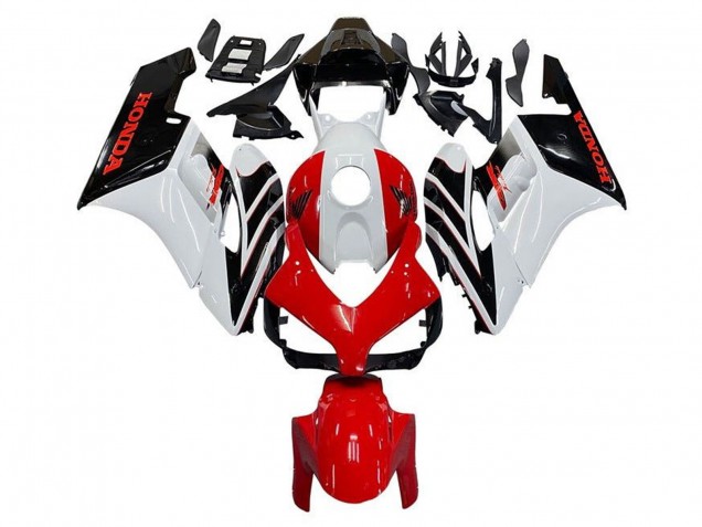 Discount 2004-2005 White Red Glossy Black Stripe Honda CBR1000RR Motorcycle Fairing Canada