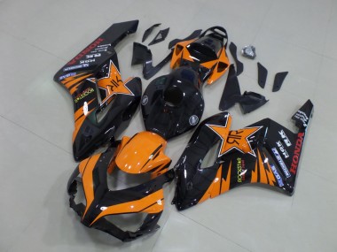 Discount 2004-2005 Orange Glossy Black Rockstar Honda CBR1000RR Motorcycle Fairings Canada