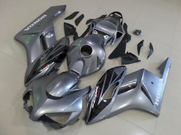 Discount 2004-2005 Silver Glossy Black Stripe Honda CBR1000RR Motorcycle Fairings Canada