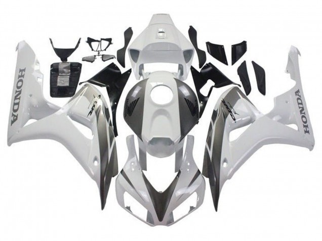 Discount 2006-2007 White Grey Honda CBR1000RR Motorcycle Fairings Canada