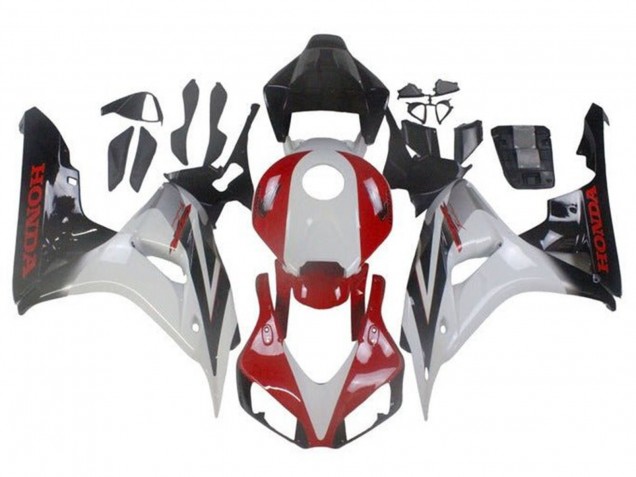 Discount 2006-2007 White Red Glossy Black Fade Honda CBR1000RR Motorcycle Fairings Canada