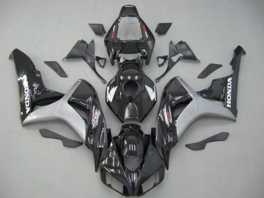 Discount 2006-2007 Silver Glossy Black Honda CBR1000RR Motorcycle Fairing Canada