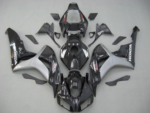 Discount 2006-2007 Silver Glossy Black Honda CBR1000RR Motorcycle Fairing Canada