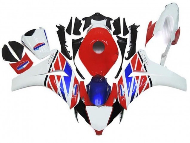 Discount 2008-2011 White Red Blue Black Stripe Honda CBR1000RR Motorcycle Fairings Canada