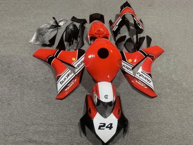 Discount 2008-2011 Red White Glossy Black 24 Honda CBR1000RR Motorcycle Fairings Canada