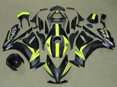 Discount 2012-2016 Matte Black Yellow Stripe Honda CBR1000RR Motorcycle Fairings Canada