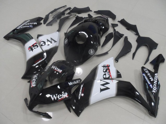 Discount 2012-2016 Glossy Black White West Honda CBR1000RR Motorcycle Fairings Canada