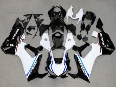Discount 2017-2023 White Blue Glossy Black Stripe Honda CBR1000RR Motorcycle Fairings Canada