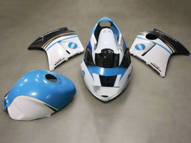 Discount 1996-2007 White Blue Black Konica Minolta Honda CBR1100XX Blackbird Motorcycle Fairings Canada