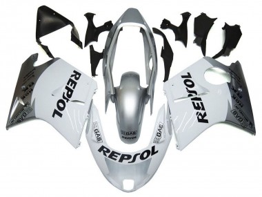 Discount 1996-2007 Silver White Grey Black Repsol Honda CBR1100XX Blackbird Motorcycle Fairings Canada