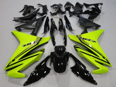 Discount 2013-2015 Neon Yellow Glossy Black Honda CBR500R Motorcycle Fairings Canada