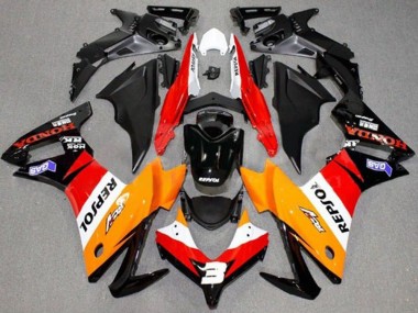 Discount 2013-2015 Orange White Red Glossy Black Repsol Honda CBR500R Motorcycle Fairings Canada