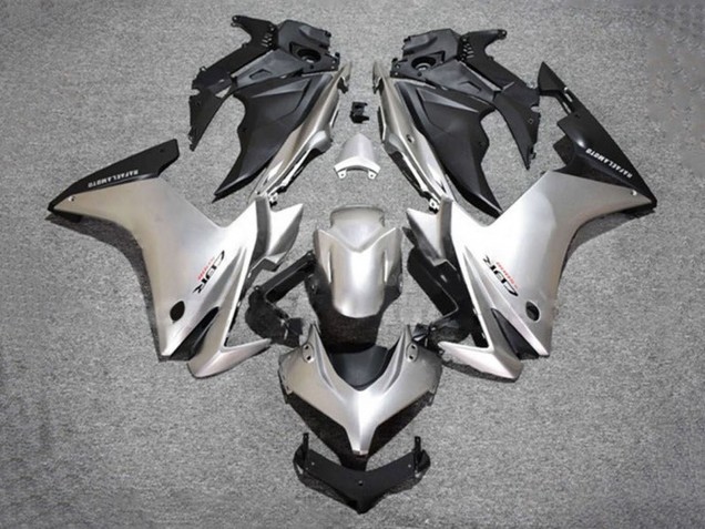 Discount 2013-2015 Silver Matte Black Honda CBR500R Motorcycle Fairings Canada