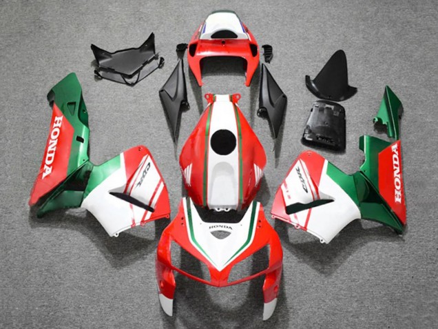 Discount 2005-2006 Matte Red White Green Honda CBR600RR Motorcycle Fairings Canada
