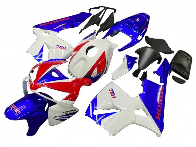 Discount 2005-2006 White Red Blue HRC Honda CBR600RR Motorcycle Fairings Canada