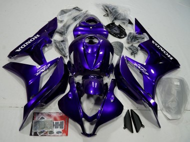 Discount 2007-2008 Blue Glossy Black Honda CBR600RR Bike Fairings Canada