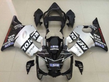 Discount 2001-2003 Silver Glossy Black Repsol Honda CBR600 F4i Motorcycle Fairings Canada