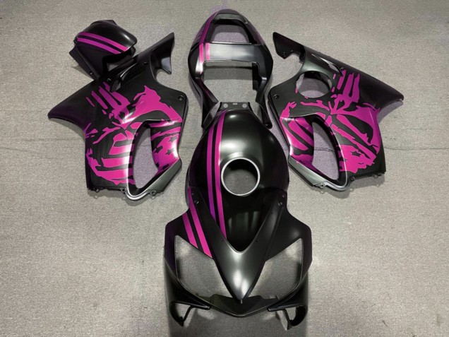 Discount 2001-2003 Pink Matte Black Skull Honda CBR600 F4i Motorcycle Fairings Canada
