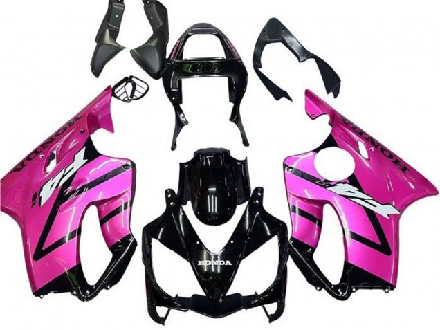 Discount 2001-2003 Pink Glossy Black Stripe Honda CBR600 F4i Motorcycle Fairing Canada