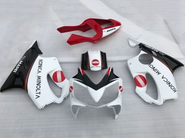 Discount 2001-2003 White Red Glossy Black Konica Minolta Honda CBR600 F4i Motorcycle Fairings Canada