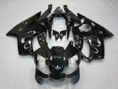 Discount 2004-2007 Glossy Black White Flame Honda CBR600 F4i Motorcycle Fairings Canada
