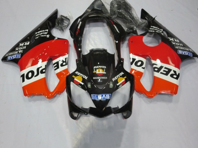 Discount 2004-2007 Orange White Red Glossy Black Repsol Honda CBR600 F4i Motorcycle Fairings Canada