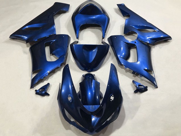 Discount 2005-2006 Blue Kawasaki ZX6R Motorcycle Fairings Canada