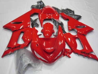 Discount 2005-2006 Red Kawasaki ZX6R Motorcycle Fairings Canada