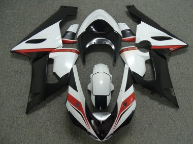Discount 2005-2006 White Black Red Kawasaki ZX6R Motorcycle Fairings Canada