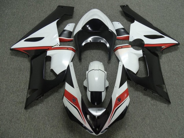 Discount 2005-2006 White Black Red Kawasaki ZX6R Motorcycle Fairings Canada