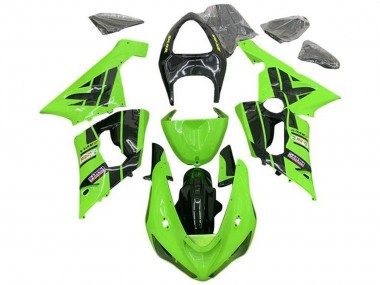 Discount 2005-2006 Light Green Black Castrol Kawasaki ZX6R Motorcycle Fairings Canada