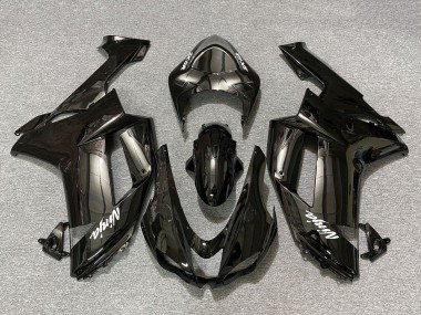 Discount 2007-2008 Black Kawasaki ZX6R Motorcycle Fairings Canada