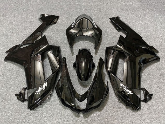 Discount 2007-2008 Black Kawasaki ZX6R Motorcycle Fairings Canada