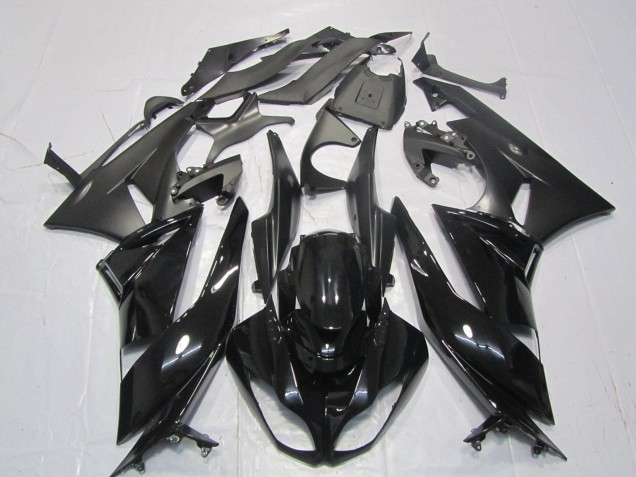 Discount 2007-2008 Gossy Black Matte Black Kawasaki ZX6R Motorcycle Fairings Canada
