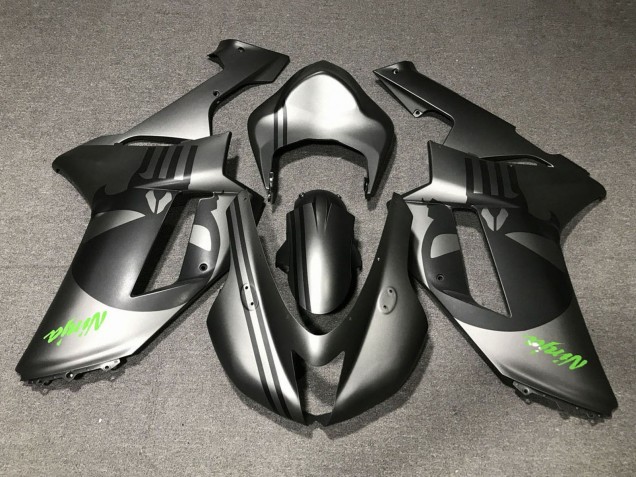 Discount 2007-2008 Matte Silver Matte Black Skull Kawasaki ZX6R Motorcycle Fairings Canada