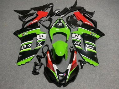 Discount 2007-2008 Black Green White Red Kawasaki ZX6R Motorcycle Fairings Canada
