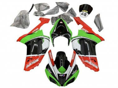 Discount 2007-2008 Red Green Black White Kawasaki ZX6R Motorcycle Fairings Canada