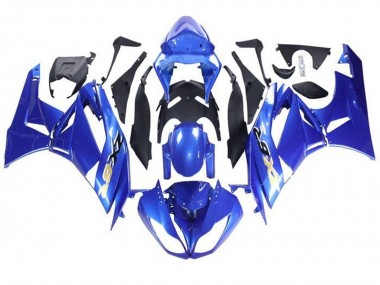Discount 2009-2012 Blue Black Gold Kawasaki ZX6R Motorcycle Fairings Canada